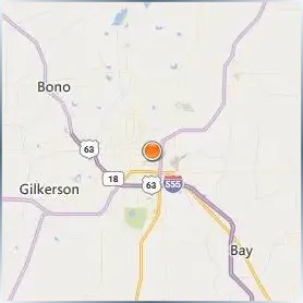 Arkansas State University Location Map Arkansas State University Location Map