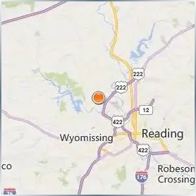 Berks Career & Technology Center Location Map
