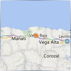 Caribbean University Vega Baja Location Map Caribbean University Vega Baja Location Map