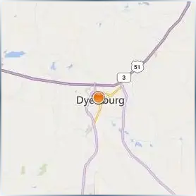 Dyersburg State Community College Location Map Dyersburg State Community College Location Map