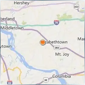 Elizabethtown College Location Map Elizabethtown College Location Map