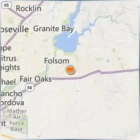 Folsom Lake College Location Map