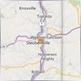 Franciscan University of Steubenville Location Map Franciscan University of Steubenville Location Map