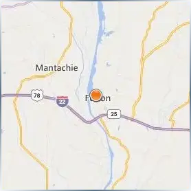 Itawamba Community College Location Map