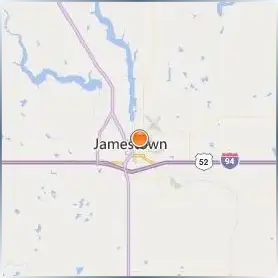 University of Jamestown Location Map University of Jamestown Location Map