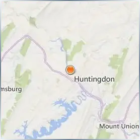 Juniata College Location Map Juniata College Location Map