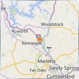 Kennesaw State University Location Map Kennesaw State University Location Map