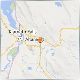 Klamath Community College Location Map Klamath Community College Location Map