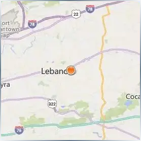 Lebanon County Area Vocational Technical School Location Map Lebanon County Area Vocational Technical School Location Map