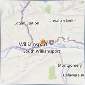 Lycoming College Location Map Lycoming College Location Map