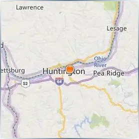 Marshall University Location Map Marshall University Location Map