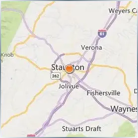Mary Baldwin University Location Map