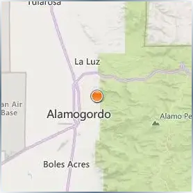 New Mexico State University Alamogordo Location Map