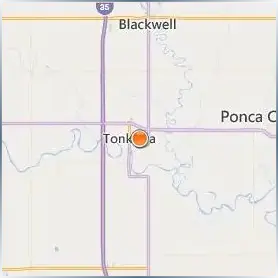 Northern Oklahoma College Location Map