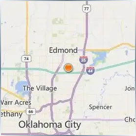 Oklahoma Christian University Location Map