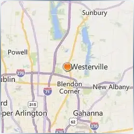 Otterbein University Location Map Otterbein University Location Map