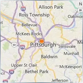 Point Park University Location Map Point Park University Location Map