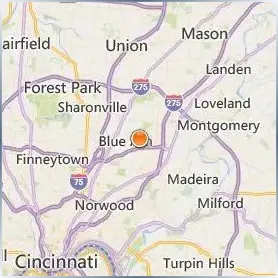 University of Cincinnati Blue Ash College Location Map University of Cincinnati Blue Ash College Location Map