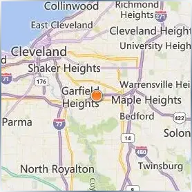 Remington College Cleveland Location Map