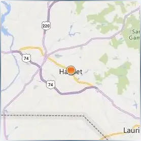 Richmond Community College Location Map