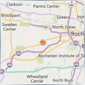 Roberts Wesleyan University Location Map