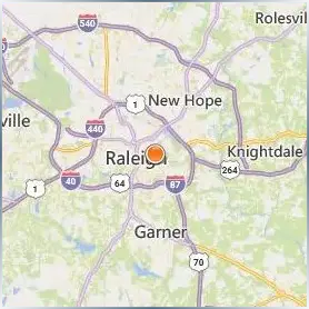 Saint Augustine's University Location Map