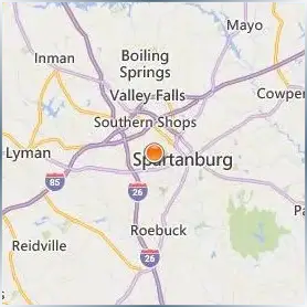 Spartanburg Methodist College Location Map