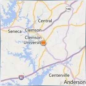 Tri County Technical College Location Map
