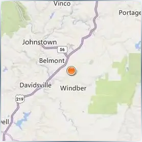University of Pittsburgh Johnstown Location Map University of Pittsburgh Johnstown Location Map