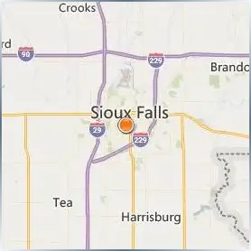 University of Sioux Falls Location Map University of Sioux Falls Location Map
