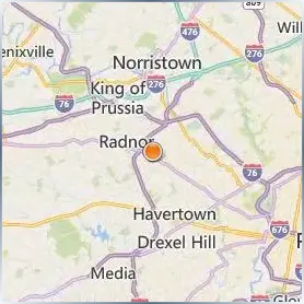 Villanova University Location Map Villanova University Location Map