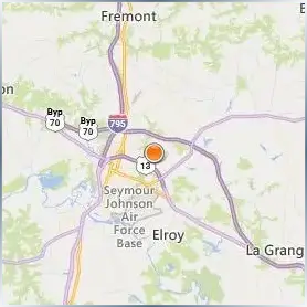 Wayne Community College Location Map