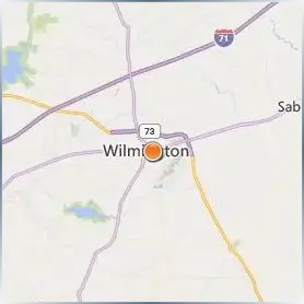 Wilmington College Location Map
