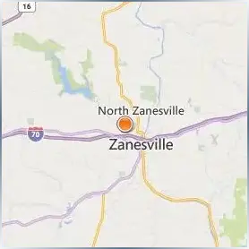 Zane State College Location Map Zane State College Location Map